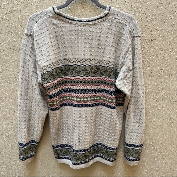 Vintage Northern Reflections Fair Isle Grandpa Button Cardigan Women’s - Picture 4 of 10